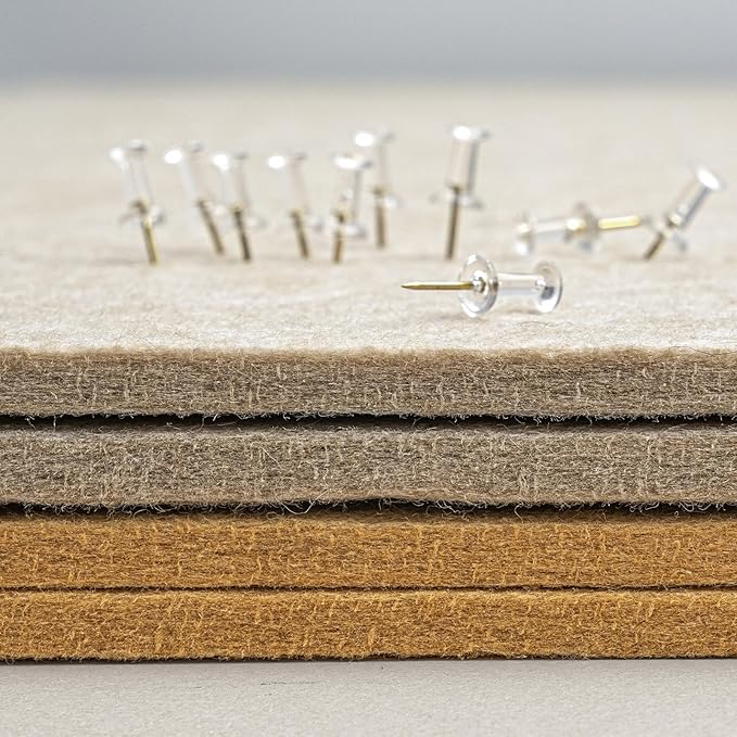 Lightomorrow Bulletin Board, 36 x 24 inches Felt Board - Image 5