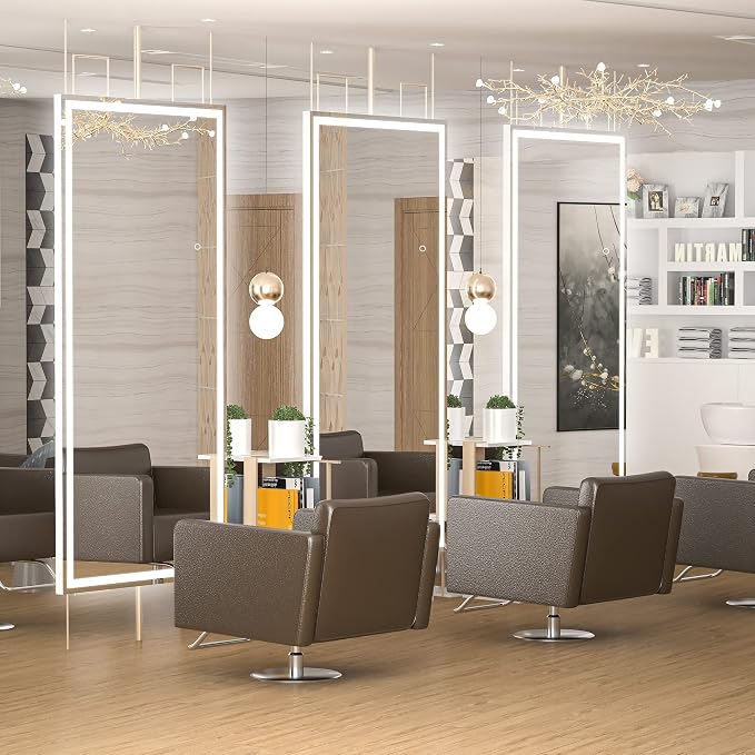 Hasipu Full Length Mirror with Lights, Full Body Dressing Hanging Mounted Mirror - Image 8