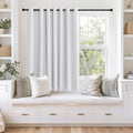 NICETOWN Room Darkening Greyish White Curtain by NICETOWN