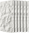 3D Faux Stone Wall Panels, Lightweight & Waterproof Accent Marble Rock Skin by Gahowlen