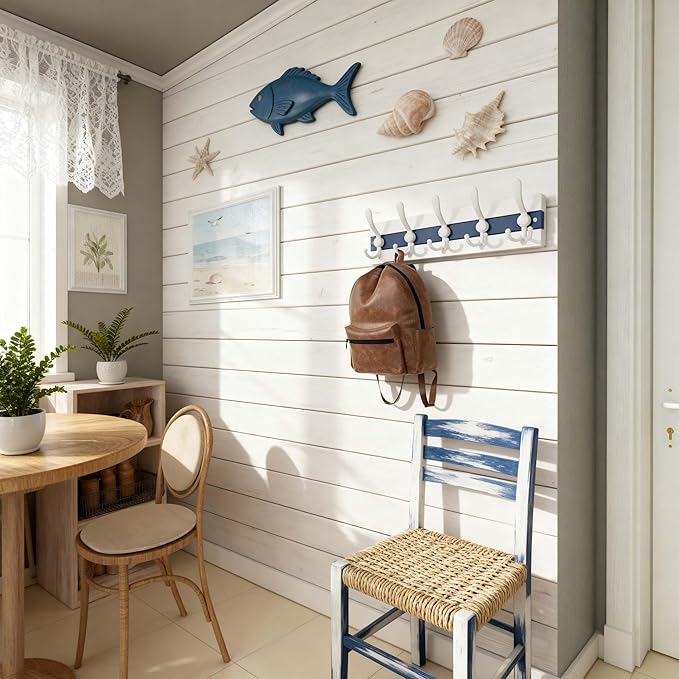 SKOLOO Coastal Wall Mounted Coat Rack - Image 3