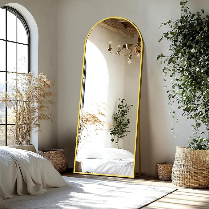 Delma Wall Mirror Full Length, Standing Floor Mirror - Image 4