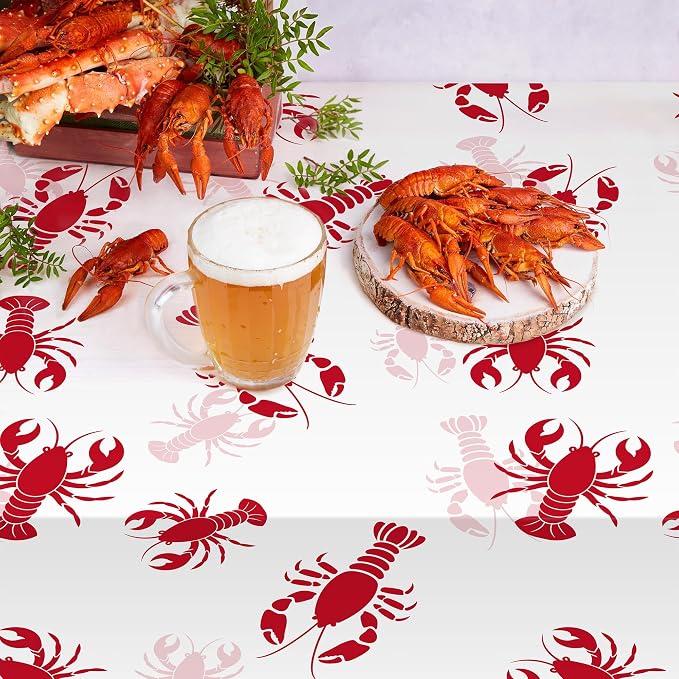 Kochorie 100 Ft x 54 Inch Crawfish Party Tablecloth Roll - Image 5