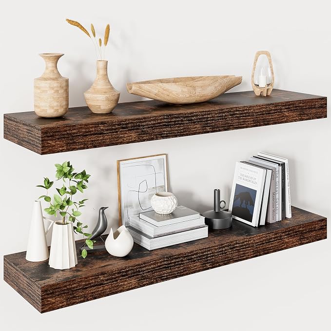 Heimlove 32 Inch Floating Shelves by Heimlove