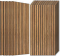 Wood Veneer Sound Panels, 10 Pack 47.2”x23.6” Wall Panels, Decorative Acoustic by AUTORIFIC