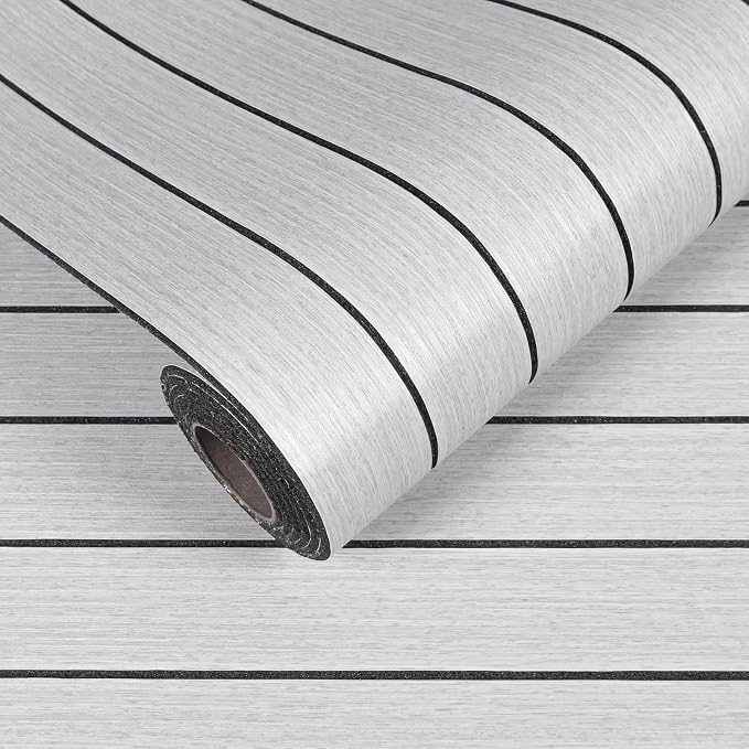VEELIKE Light Grey Wood Slat Wall Panel Peel and Stick Wood Wall Panels by VEELIKE