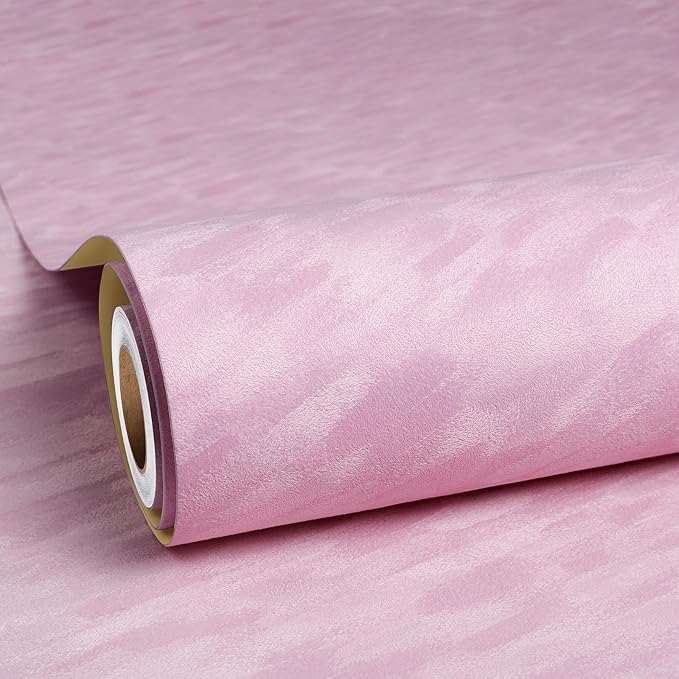 ReWallpaper Pink Velvet Wallpaper Peel and Stick Elegant Pastel Pink Wallpaper by ReWallpaper