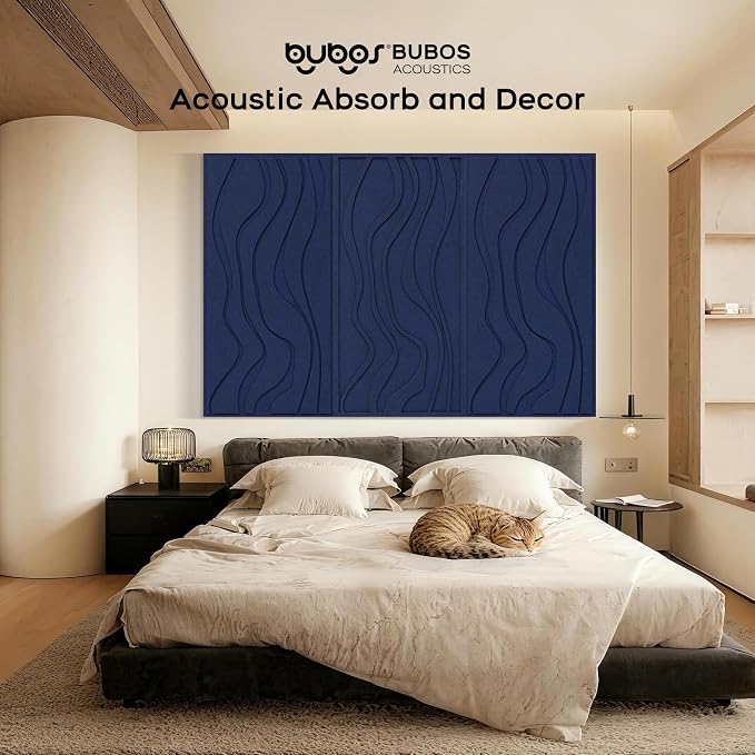 BUBOS 4 Pack Large Acoustic Panels, Total Size 47.2 x 23.6 Inches Soundproof - Image 7