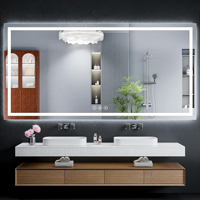 72"x36" LED Bathroom Mirror by MYSUNORIA