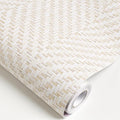 Rugreat Striped Grasscloth Wallpaper Peel and Stick Textured Grass Cloth by ExploringWallpaperArtwithRugreat