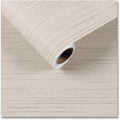 CRE8TIVE Wide 24"x118" Cream White Grasscloth Wallpaper Textured Wallpaper by CRE8TIVE