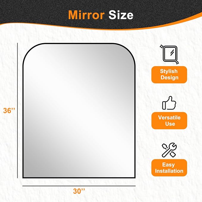 Delma Bathroom Vanity Mirror, Living Room, Entryway Decor - Image 6