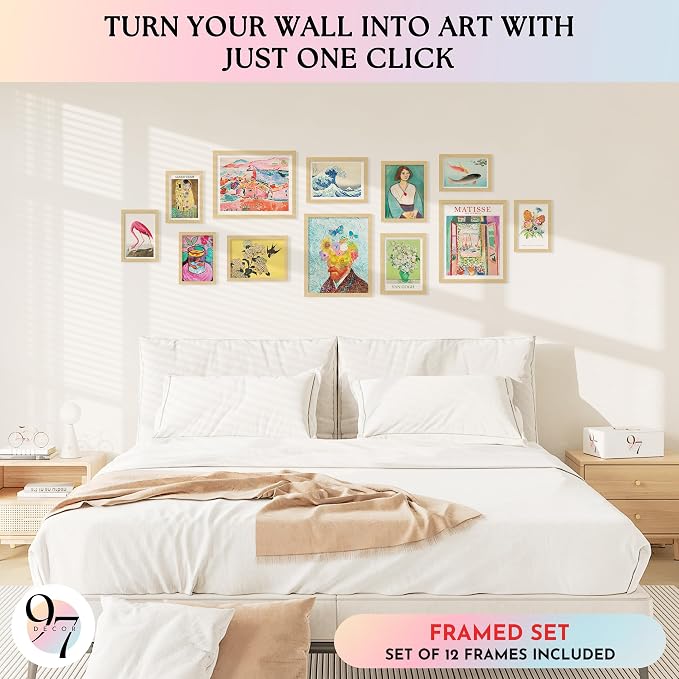 97 Decor Eclectic FRAMED Wall Art Set - Image 3