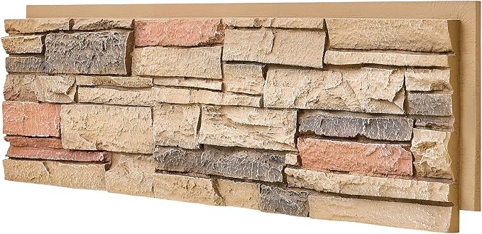 8-Pack Faux Stone Wall Panels PU Stone Veneer Siding, Mortarless Lightweight - Image 4