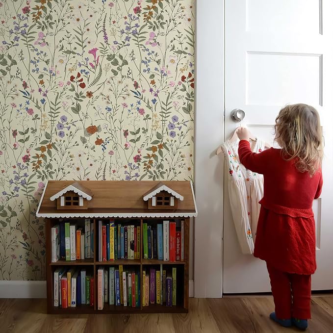 JiffDiff Floral Wallpaper Peel and Stick - Image 5