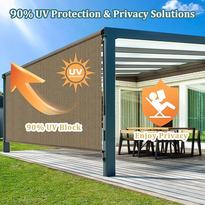 Shade&Beyond Outdoor Roller Shades - Image 2