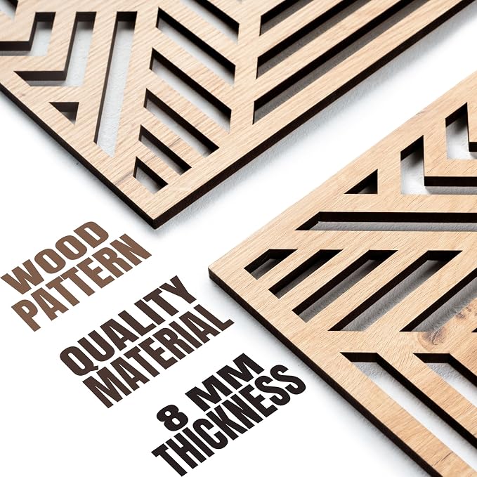 qmmp Modern Wooden Wall Sculptures - Image 4