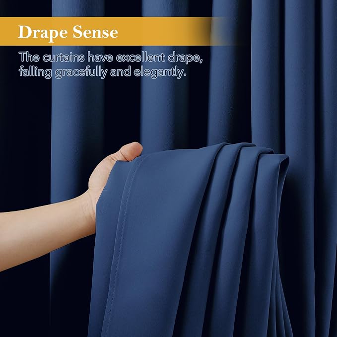 RYB HOME Blackout Thermal Insulated Curtains, Portable Curtain - Image 6