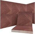 8Pack Acoustic Wall Panels, Wood-Pattern Art Sound Proof Foam Panels by Knightsacoustic
