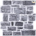 COMSTICKC 3D Faux Stone Wall Panel Peel and Stick Wall Tiles, Ultra-Light Thin by COMSTICKCDECOR
