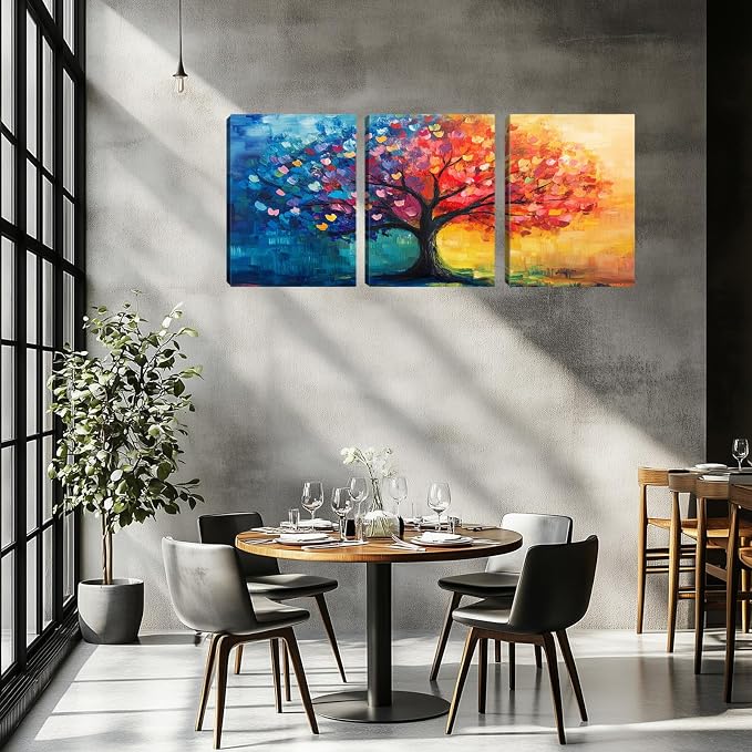Kuiluuye 3 Pieces Sun Sbstract Wall Decor Motivational Office Wall Decor - Image 4