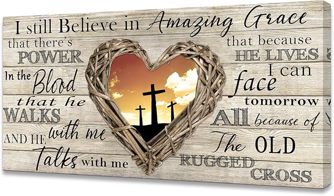 Cao Gen Decor Art A63550 Amazing Grace Wall Art Decor Canvas Print Picture by Cao+Gen+Decor+Art