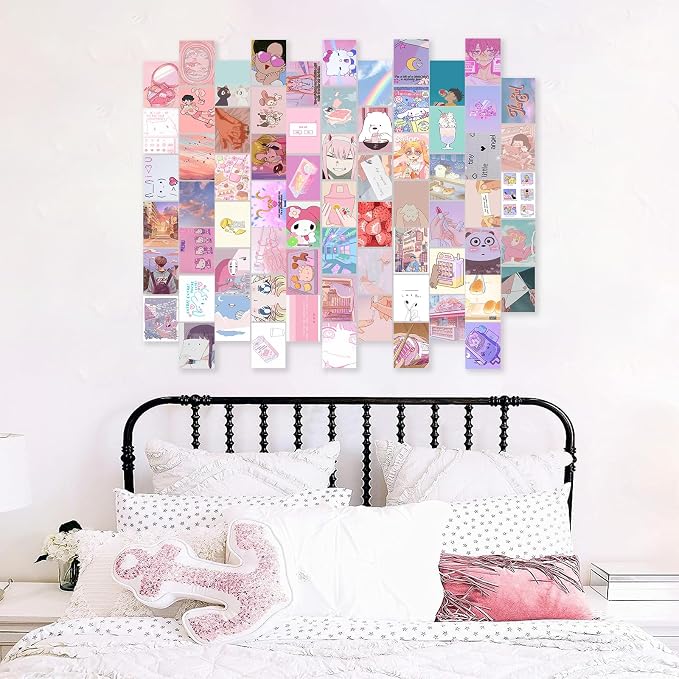 KBKBART Anime Aesthetic Wall Collage Kit, Anime Photo Wall Collage Posters - Image 3