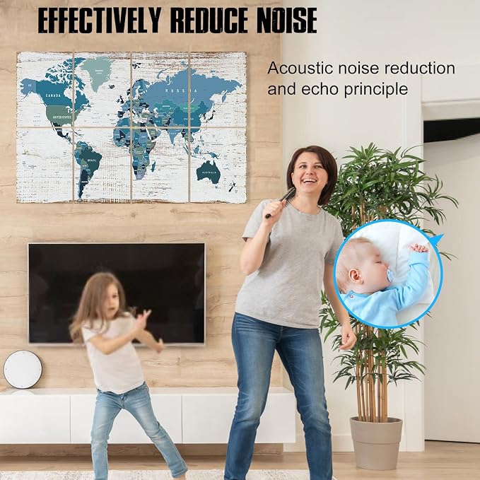 YPY Soundproof Wall Panels Acoustic Padding: Sound Proof Panel Acoustic - Image 5