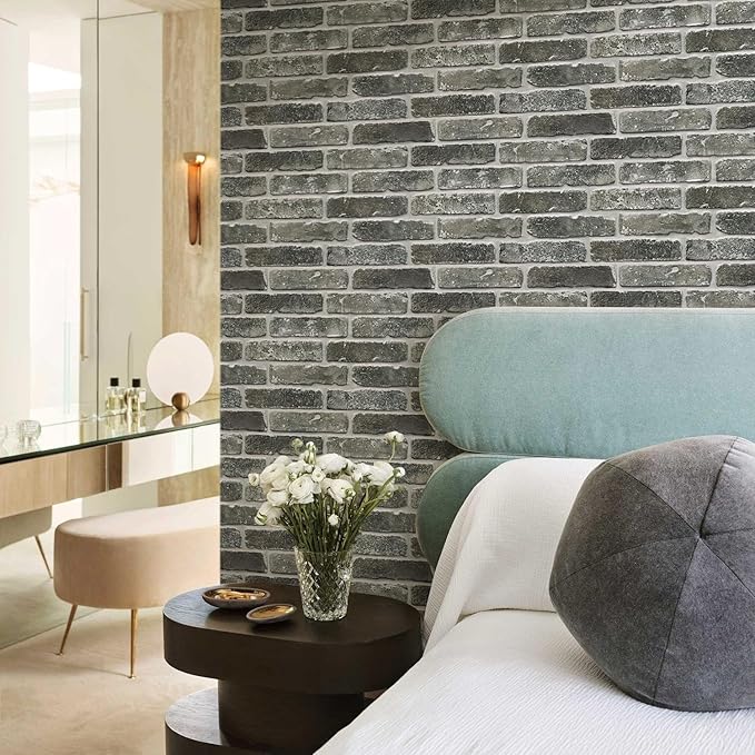 Commomy 3D Peel and Stick Brick, Ultralight Thin PVC Faux Brick Wall Panels - Image 6
