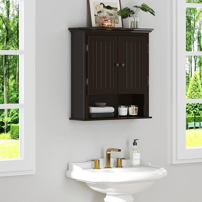 UTEX Bathroom Wall Cabinet, Bathroom Medicine Cabinet - Image 2