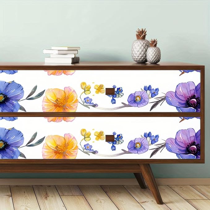 HOMETITUTE Wallpaper Border 4x196 Inch Peel and Stick Wall Border Wallpaper - Image 9