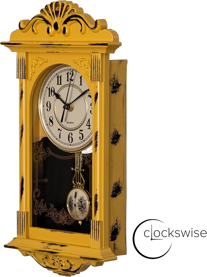 Clockswise Vintage Grandfather-Style Wall Clock - Image 8