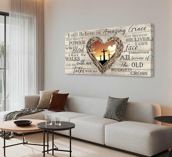 Cao Gen Decor Art A63598 Amazing Grace Wall Art Decor Canvas Print Picture - Image 5