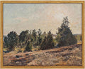 InSimSea Framed Canvas Wall Art, Vintage Pine Landscape Art by InSimSeaArt