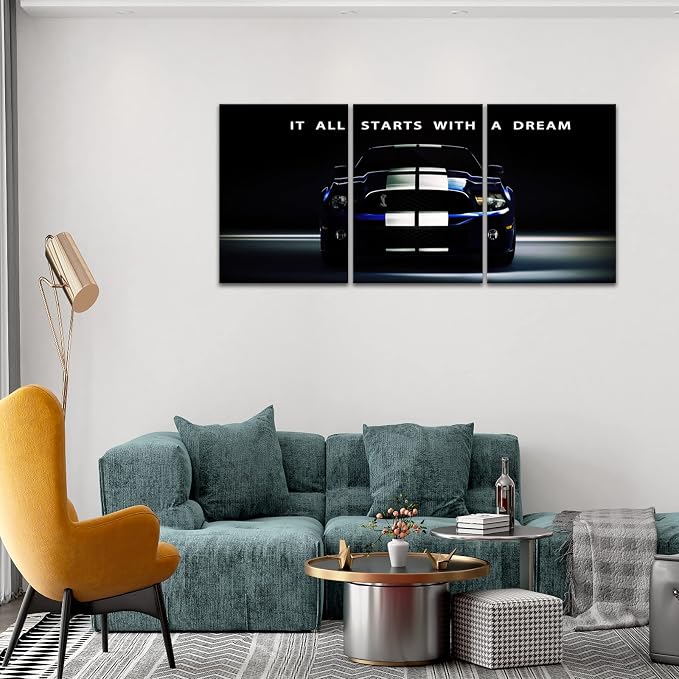 KAWAHONE Motivational Canvas Wall Art - Image 3