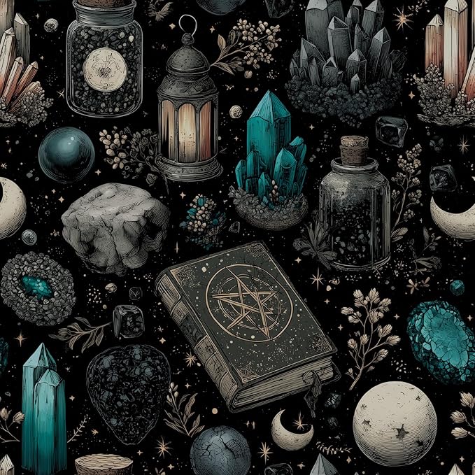 FLFK Mystic Dark Fantasy Peel & Stick Wallpaper by FLFK