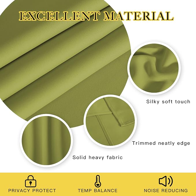 NICETOWN Glass Door Curtains for Window - Image 4