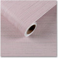 CRE8TIVE Pale Pink Grasscloth Wallpaper Peel and Stick Textured Wallpaper Pink by CRE8TIVE