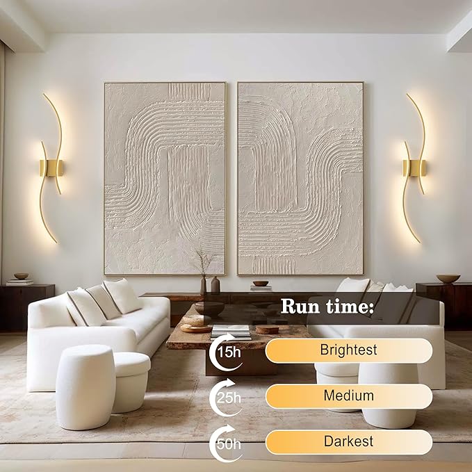 KARTOOSH Battery Operated Wall Sconce - Image 3