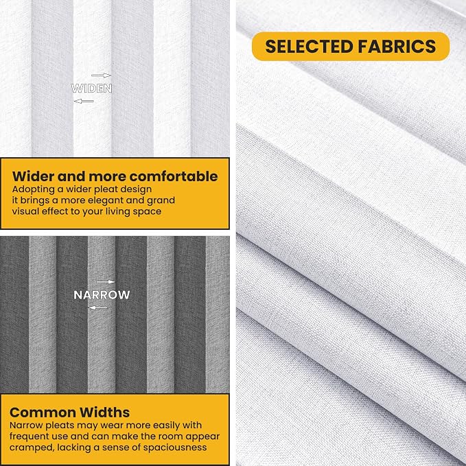 Room Divider Curtain Sets with Flexible Ceiling Track, Privacy Soundproof - Image 9