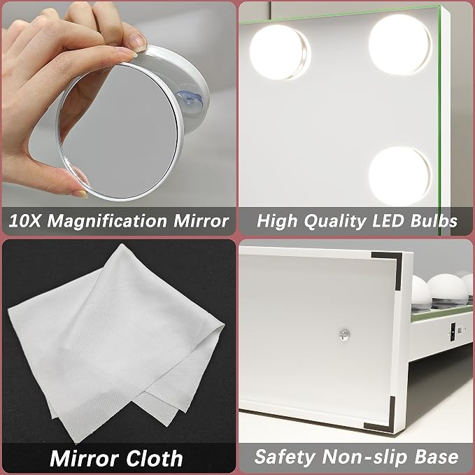 ROLOVE 32"x24" Hollywood Vanity Mirror - Image 7