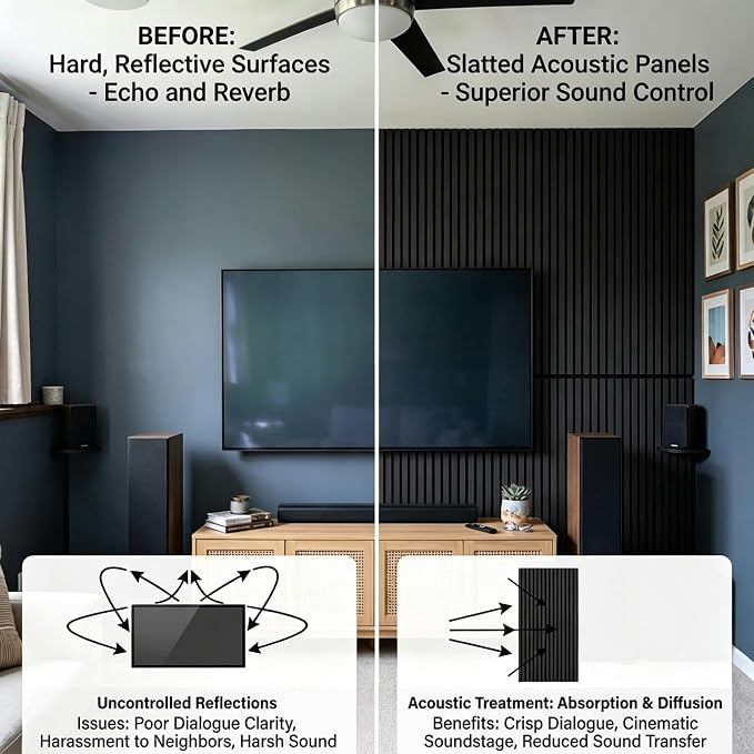 Acoustic Wood Slat Wall Panels - Image 2