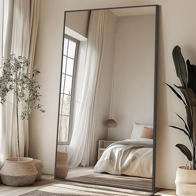 82"X44" Oversized Floor Mirror Full Length, Extra Large Standing Mirror - Image 2