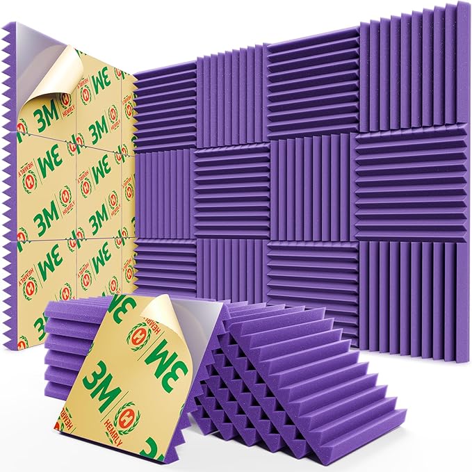 12 Pack Sound Proof Foam Panels by HEMRLY