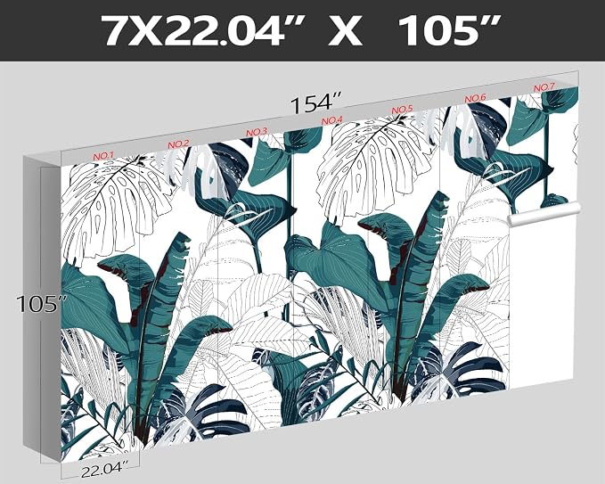 XMPMBM-Modernity Simple Geometrical Banana Leaf Fabric Wallpaper Abstraction - Image 4