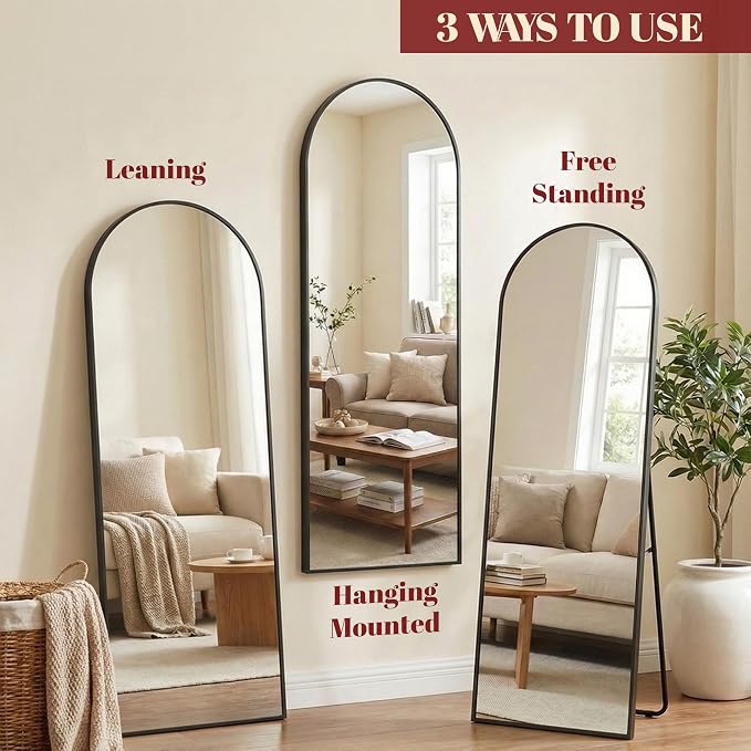 Suidia 56"x14" Arched Full Length Mirror - Image 8