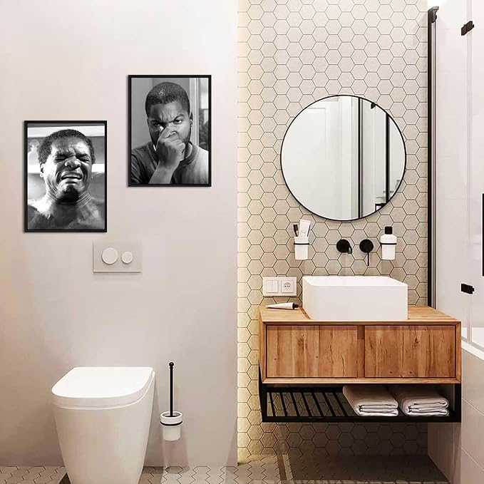 Funny Bathroom Canvas Wall Art Set of 2 - Image 9