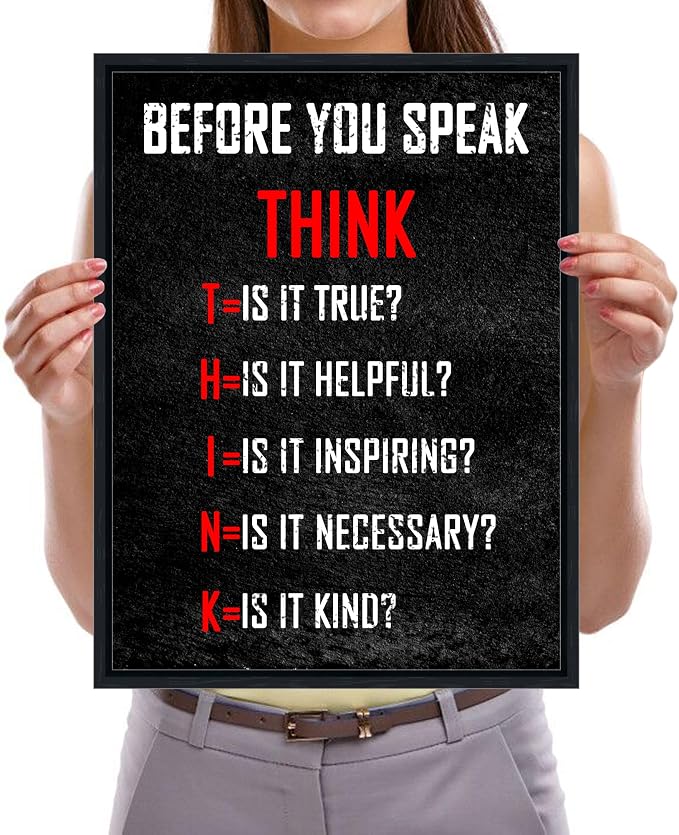 Pyradecor Black Framed Wall Art Inspirational Poster Canvas Prints Motivational - Image 6