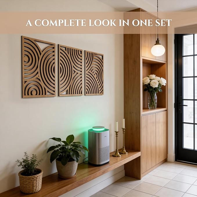 qmmp Modern Wooden Wall Sculptures - Image 3