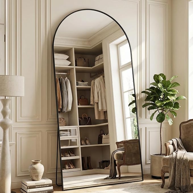 Suidia 88"x44" Arched Full Length Mirror - Image 2